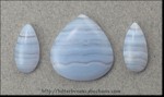 Blue Lace Agate Trio