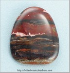 Flame Agate Cabochon