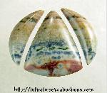 Ocean Jasper Cabochon Trio