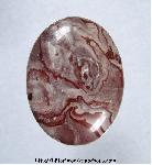 Peppermint Lace Agate Cabochon