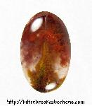 Plume Agate Cabochon