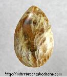 Plume Agate Cabochon