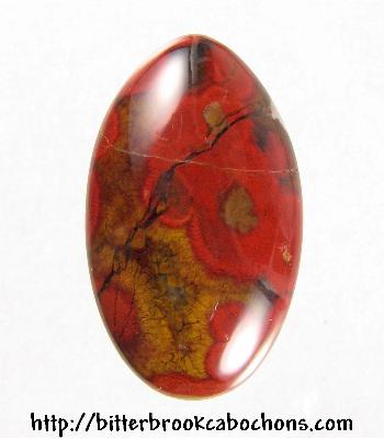 Poppy Jasper Cabochon