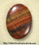 Red Jasper with Hematite Cabochon Red Jasper with Hematite Cabochon