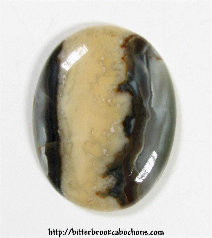 Seam Agate Cabochon